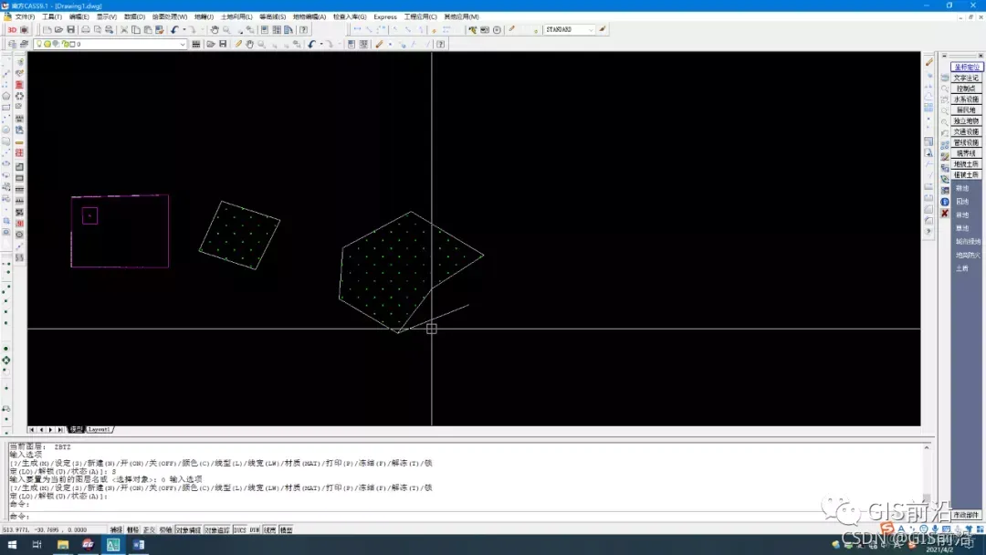 CASS实用操作：绘制房子与绿地_图层_12